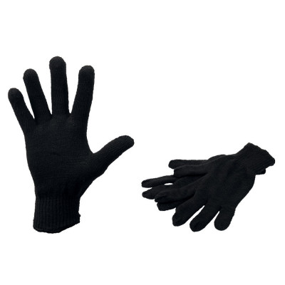 Перчатки х/б, уплотненные черные