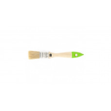 Кисть плоская 25 мм, натуральная щетина, деревянная ручка// СИБРТЕХ